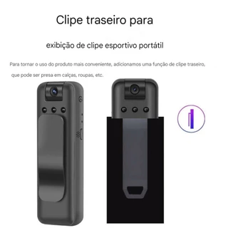 Mini câmera Portátil HD 1080P Do Projeto Grampo Traseiro WiFi visualização Remota Gravadores de vídeo