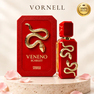 Perfume French Avenue Veneno Scarlet Bianco Preto Eau de Parfum 100ml Original Lacrado Árabe