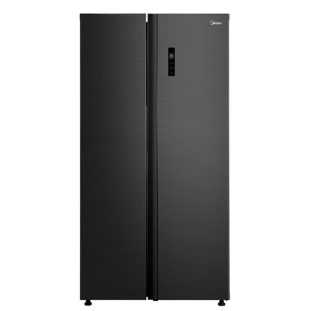 Geladeira Midea Side By Side Inverter Preto Conectada 511L 220V MD-RS710FGD282