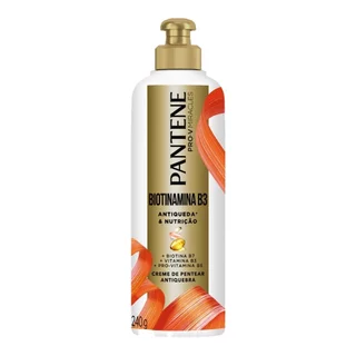 Creme de Pentear Pantene Antiquebra Biotinamina B3 240g em Oferta na Shopee