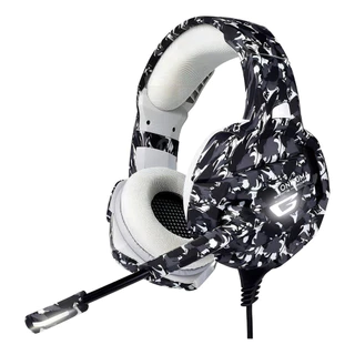 Fone De Ouvido Headset Gamer Onikuma K5 Camuflado Jogos Online LED RGB USB