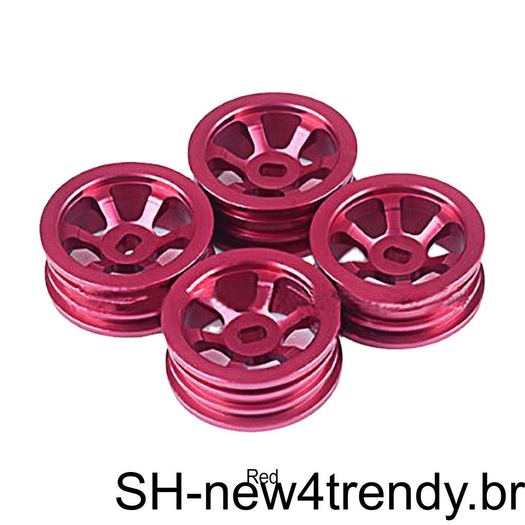 1/2/3 RCGOFOLLOW Jantes De Roda De Metal De Liga De Alumínio RC Peça De Atualização Para 1/28 Wltoys K969 Carro