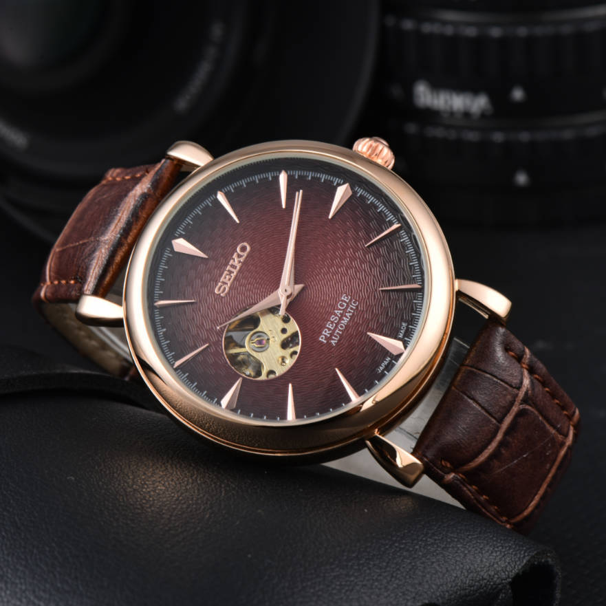 Relógio Mecânico Automático Masculino De Luxo SEIKO PRESAGE 8