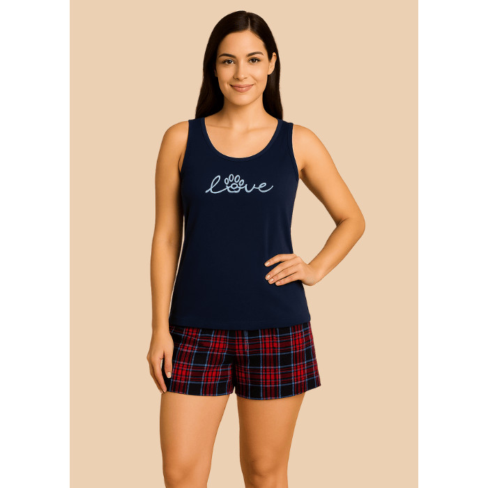 Pijama Regata Meia Coxa Feminino Adulto Short Doll Diana em Oferta na Shopee