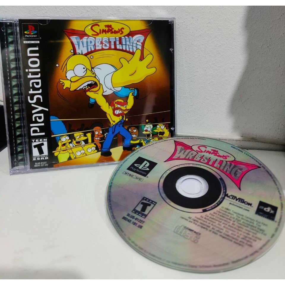 Simpsons Wrestling - PS1 | Shopee Brasil