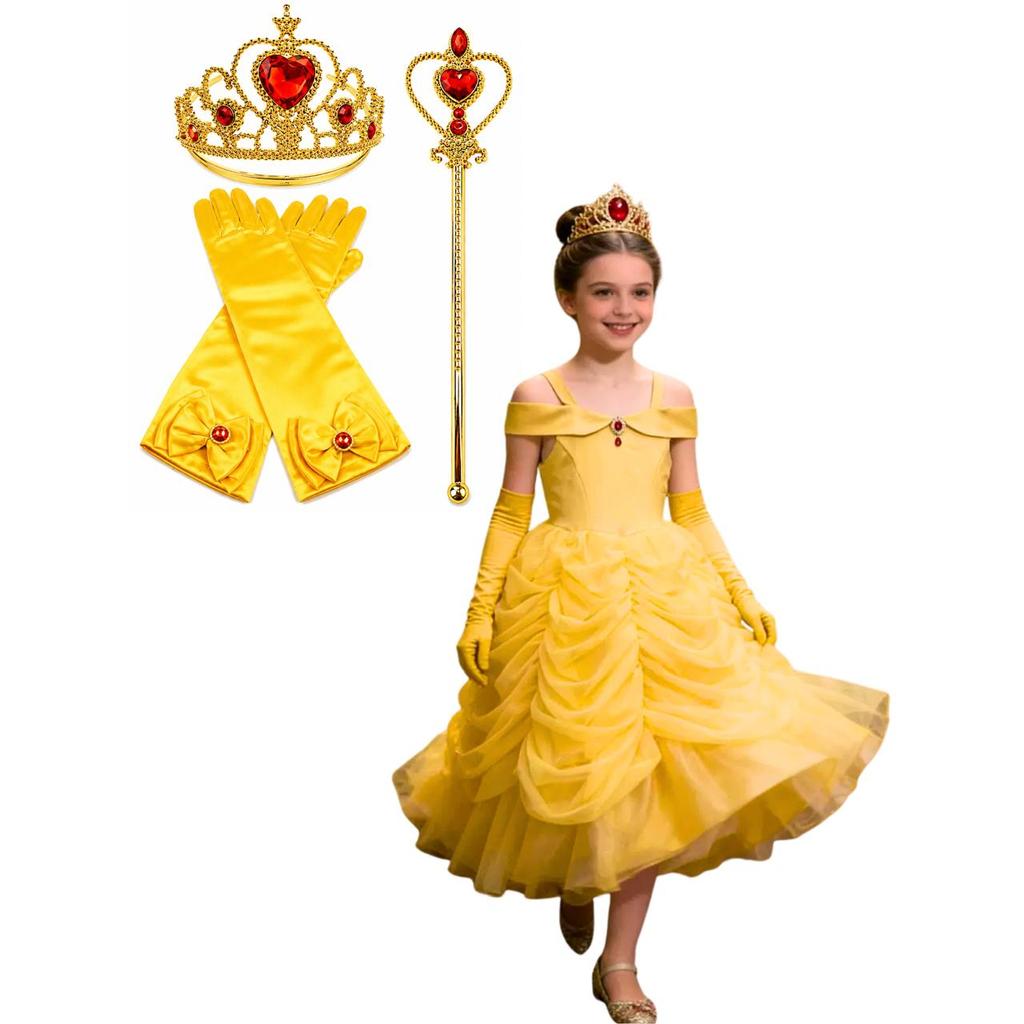 Kit Princesa com Luva e Acessórios Party Dream Modelo C42046