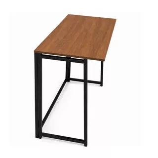 Mesa e Escrivaninha Dobrável Escritorio Prática Aço Reforçado - Estudos, Cantinho do Café Home Office Quarto Apartamento