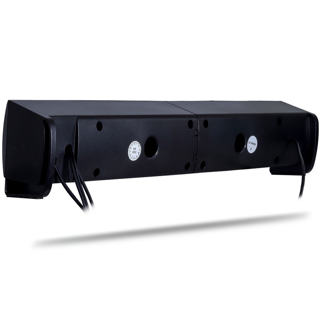Caixa de Som SoundBar PC Gamer Subwoofer P2 LED RGB PC Notebook Celular Tablet — imagem 4