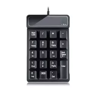 Teclado Pequeno Bluetooth Para Computador, Numérico Sem Fio 2.4G À Prova D'água De 19 Teclas, Sensação Mecânica