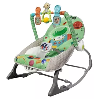 Cadeirinha De Descanso Vibratória Para Bebe Musical Balanço Com Mobile - Kababy em Oferta na Shopee