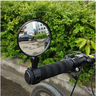 2 espelhos retrovisores de guidão acessórios de bicicleta grande angular rotação de 360 ​​graus seguro e confiável