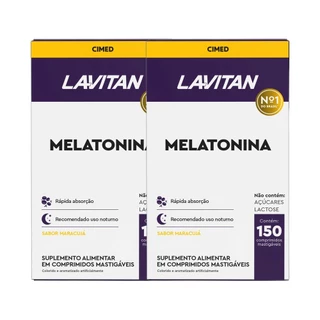 Kit 2x Lavitan Melatonina Maracujá 150 Cpr - CIMED