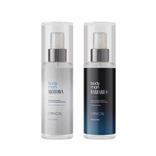 Kit Body Splash Masculino Barbour's Barbarius e Midtown 200ml - Fragrâncias Frescas e Amadeiradass
