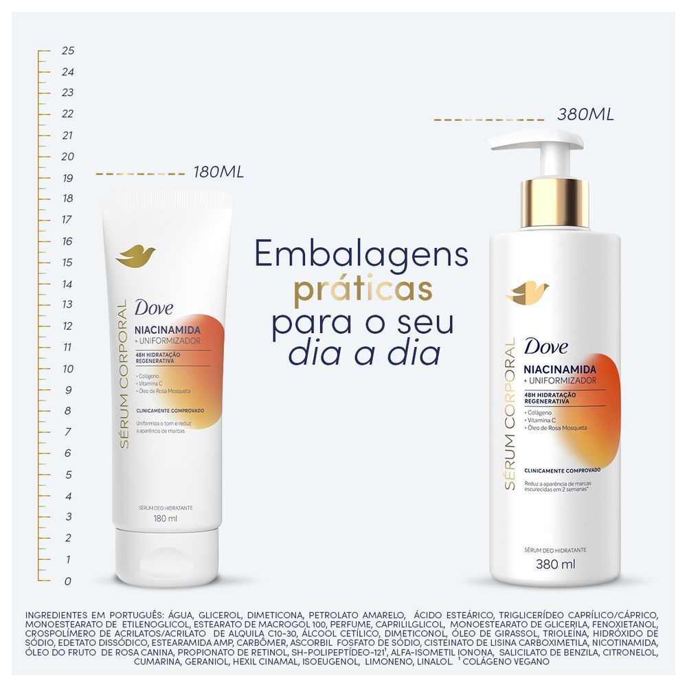 Sérum hidratante corporal Dove com niacinamida 380 ml — foto 6