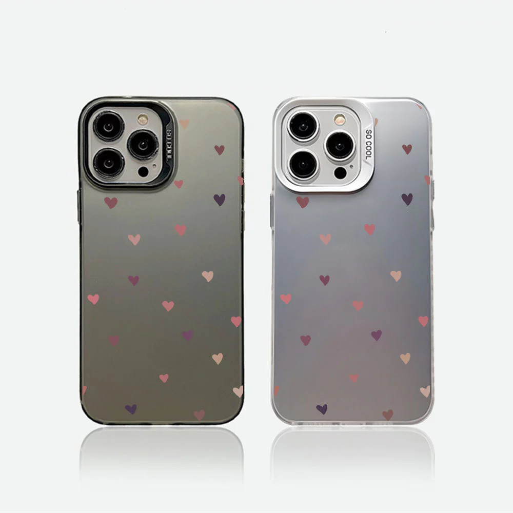 Capa Para Samsung A04 A05 A12 A15 A32 A50 A52 A55 Na Moda Multicolorido Corações Luxo IMD PENGWEI
