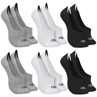 Kit Com 6 Pares de Meias Algodão Ultra Invisível Casual Olympikus