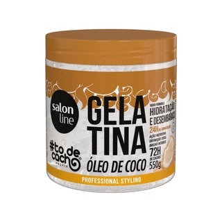 Gelatina #todecacho Óleo de Coco 550g em Oferta na Shopee