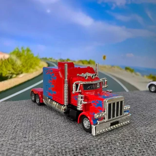 PETERBILT 389 Diecast 1:24 Modelo Liga Brinquedo Carro Puxar Para Trás Crianças