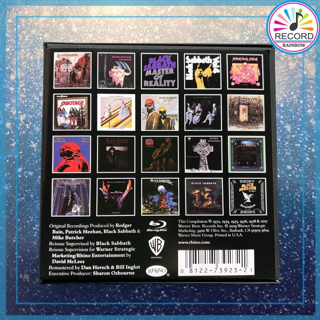 BLACK SABBATH（1970-2017）22CD + 1BD Box Set Original Lacrado
