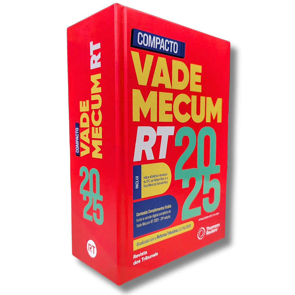 Vade Mecum Compacto Rt - 24ª Edição 2025 Revista Dos Tribunais Capa ...