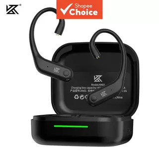 KZ AN01 Fones De Ouvido Sem Fio 5.4 Bluetooth Ganchos Cabo ANC Cancelamento De Ruído LDAC HD Áudio C-Pin Compatibilidade