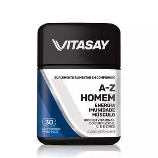 Multivitamínico A-Z Homem Vitasay 30 Comprimidos