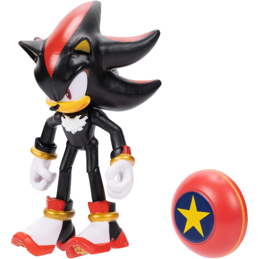 Boneco Sonic Shadow Com Mola Vermelha 10 cm | Shopee Brasil