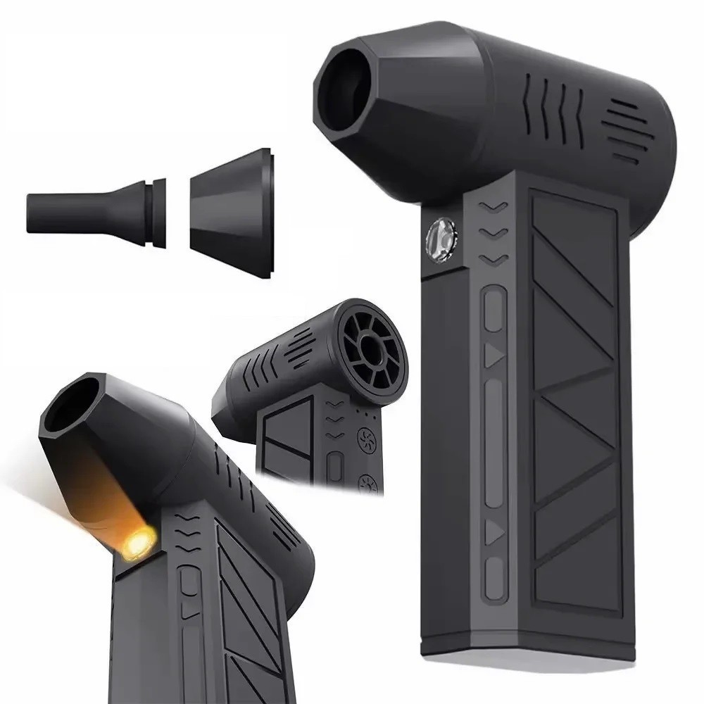 Mini Ventilador Soprador De Ar Turbo Jato 130000 Rpm Sem Fio