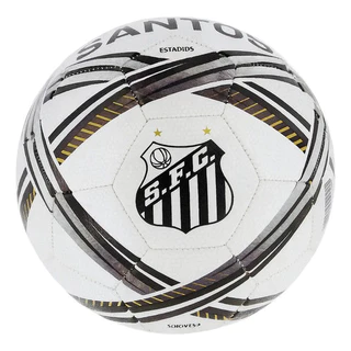 Bola De Futebol Oficial Santos Tamanho 5 Licenciada Original