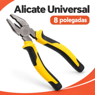 Alicate Universal 8" Para Profissionais e Uso Doméstico.