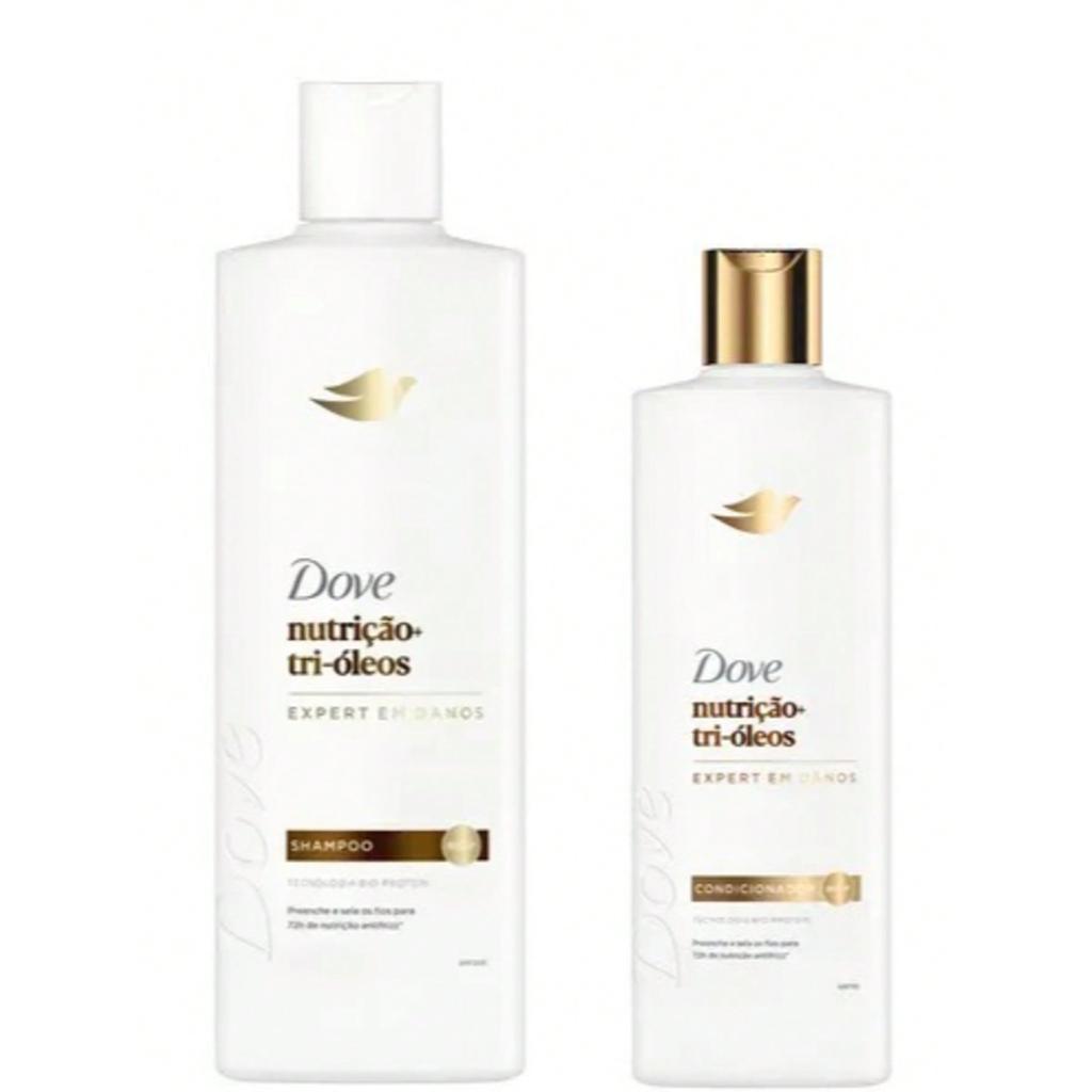 Kit Dove Nutrição Shampoo e condicionador + Tri-Óleos 370ml ...