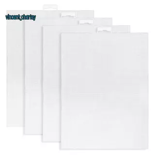 4 Folhas Plásticas Da Lona Malha Contagem Dos Pces 14 Para O Bordado , Tela Plástica Branca Do (8x11 Polegadas)