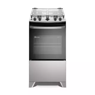 Fogão 4 bocas Electrolux Cinza Efficient Mesa Inox, PerfectCook e VaporBake® (FE4IG) em Oferta na Shopee