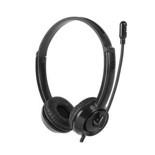 Headset Office HP Conexão P2 - DHE-8009 cor Preto