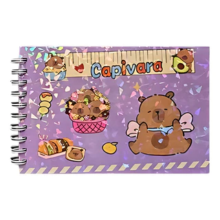 Capi Goods Capivara De Colorir Livro Com 50 Págs Capa Hologr em Oferta na Shopee