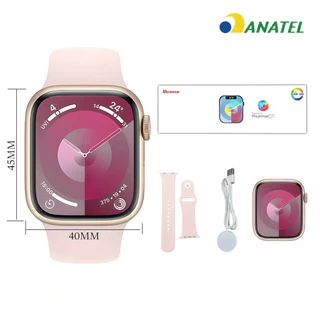 Smartwatch W9+ 1.97" AMOLED Chamadas Bluetooth ECG NFC IP68 ChatGPT Watchfaces marisa em Oferta na Shopee