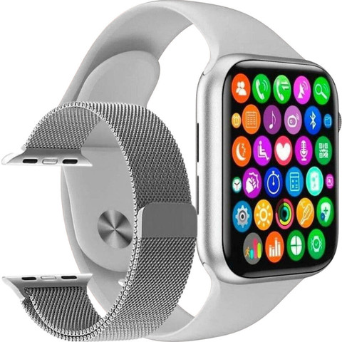 Lançamento De Smartwatch Relógio Inteligente Com Tela Infinita E Duas Alças , Estilo Tecnologia Para Homens Mulheres — foto 1 — Achou Levou Brasil