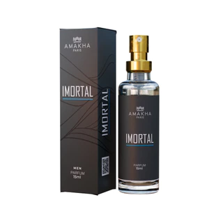 Perfume Masculino Imortal Deo Colônia Fragrância Sedutora 15ml - Amakha Paris Alta Fixação
