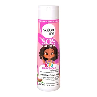 Condicionador SOS Cachos Kids Hidratação Salon Line 300ml em Oferta na Shopee