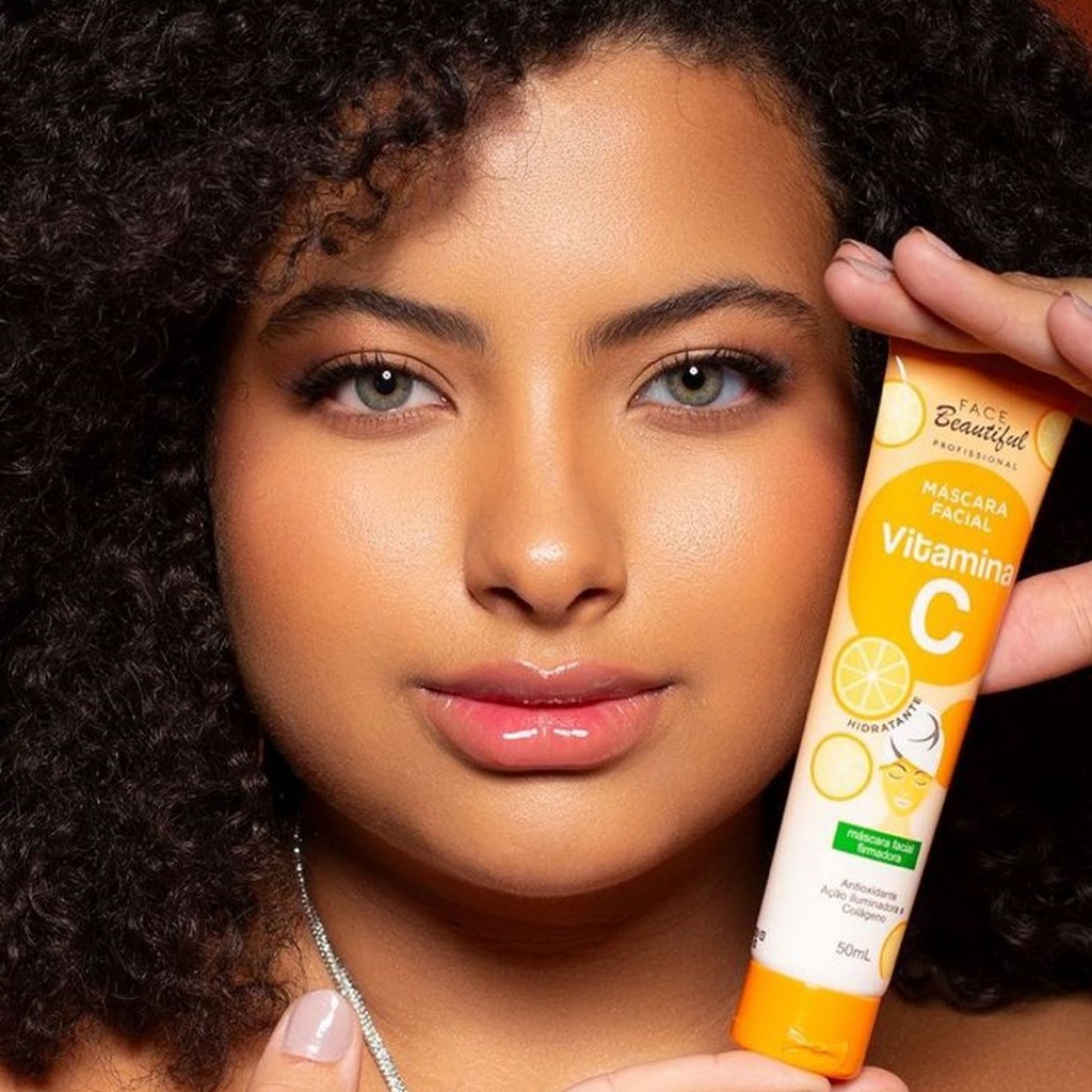 Kit Sabonete Liquido e mascara Facial Profissional de laranja