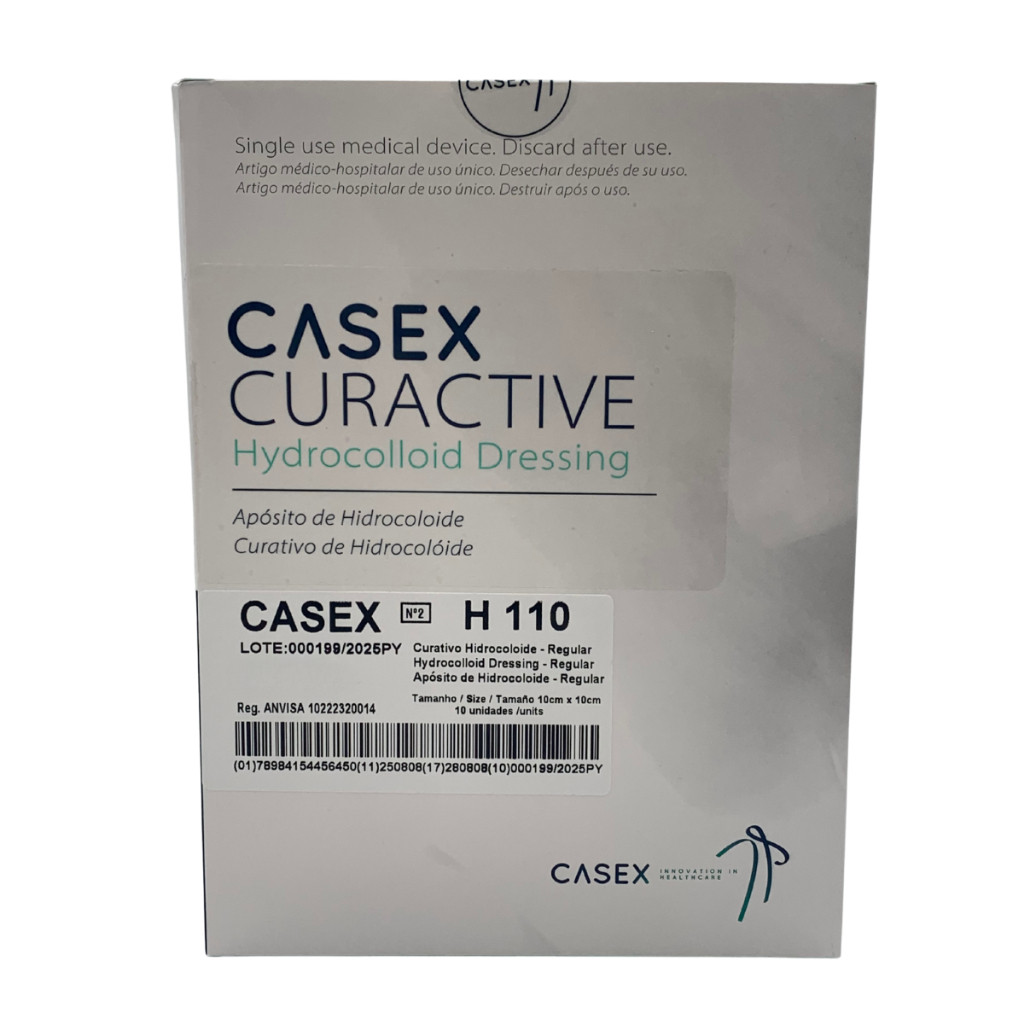 Curativo Hidrocoloide 10x10 Casex Úlceras de Pressão Feridas e ...