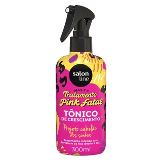 Tônico Capilar Cachos dos Sonhos Pink Fatal 300ml em Oferta na Shopee