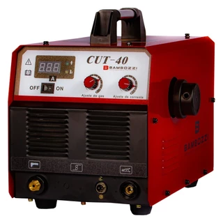 Máquina de corte plasma capacidade de 13 mm monofásico com compressor integrado - CUT 40 - Bambozzi