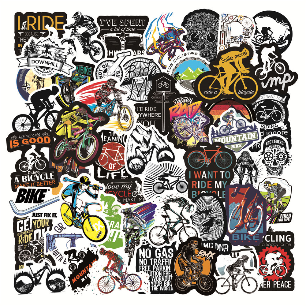figurinha para bike acessórios para bike 100 folhas nova montanha fora ...