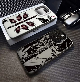 Capa Para Samsung A56 A36 A55 A54 A16 A15 A14 A05S A52 A34 A35 A32 A13 S24 S23 FE Demon Slayer Kokushibo Tanjirou Choque