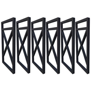 Seis Suporte Para Prateleira Estilo Industrial 06 Un. Preto em Oferta na Shopee