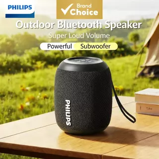 PHILIPS TAS3109 Altifalante Bluetooth portátil original, baixo potente, à prova d'água, som envolvente ao ar livre com