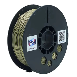 Filamento National Pla Max High Speed Dourado 1kg 1,75mm