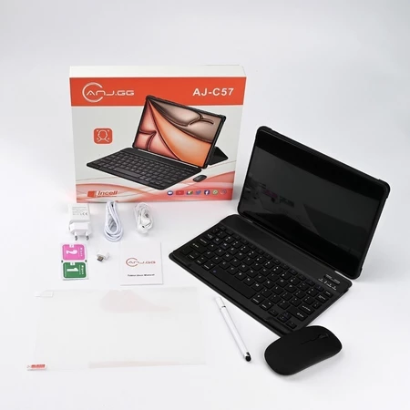 Tablet 10.1” com Teclado+Mouse 6GB RAM 128GB Android 13 Câmera 50MP ming