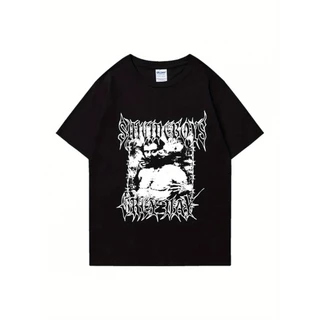 Camiseta Masculina Suicideboys Depressão Gótica Básica Oversized 100% Algodão Confecção Própria